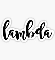 lambda Sticker