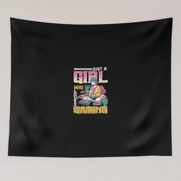 Item preview, Just A Girl Who Loves Gaming Video Gamer Girl Gift Gaming designed and sold by ferverena4.