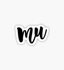 mu Sticker