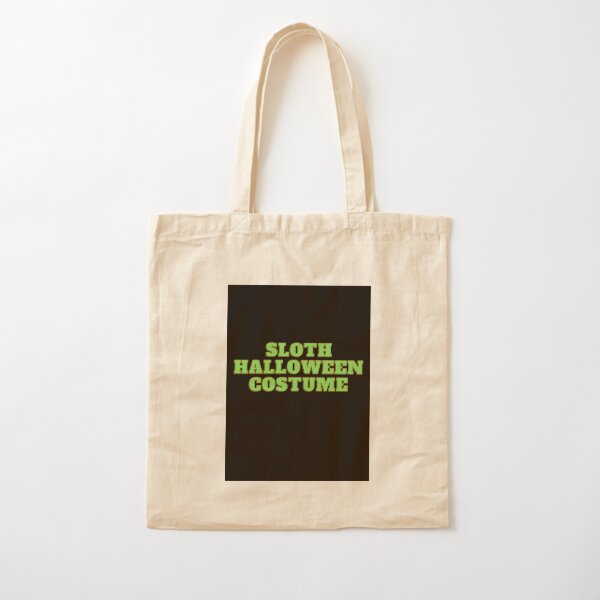 Sloth Halloween Costume Cotton Tote Bag