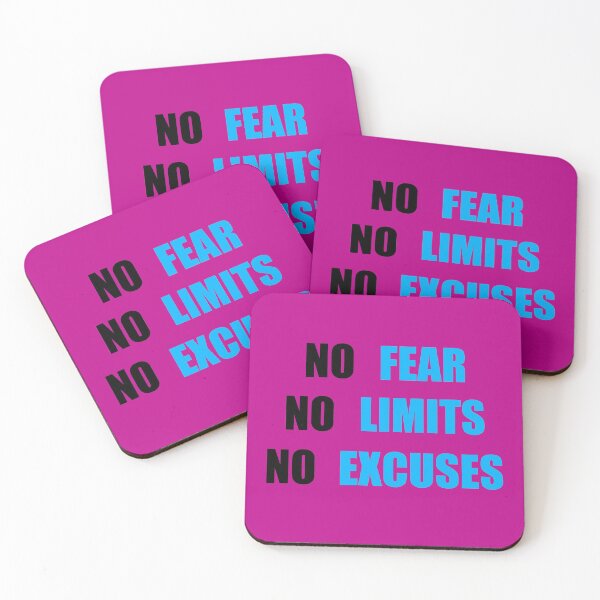 Item preview, No Fear No Limit No Excuses designed and sold by DMJPRINT.