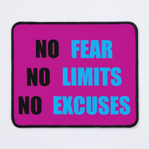Item preview, No Fear No Limit No Excuses designed and sold by DMJPRINT.
