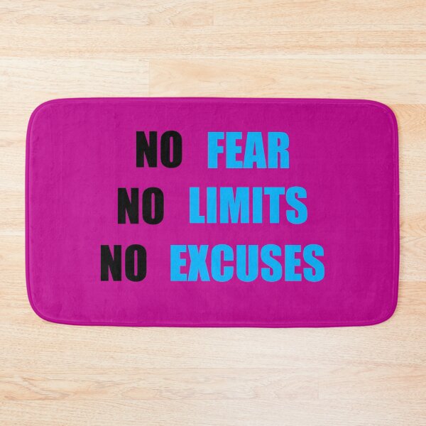 Item preview, No Fear No Limit No Excuses designed and sold by DMJPRINT.