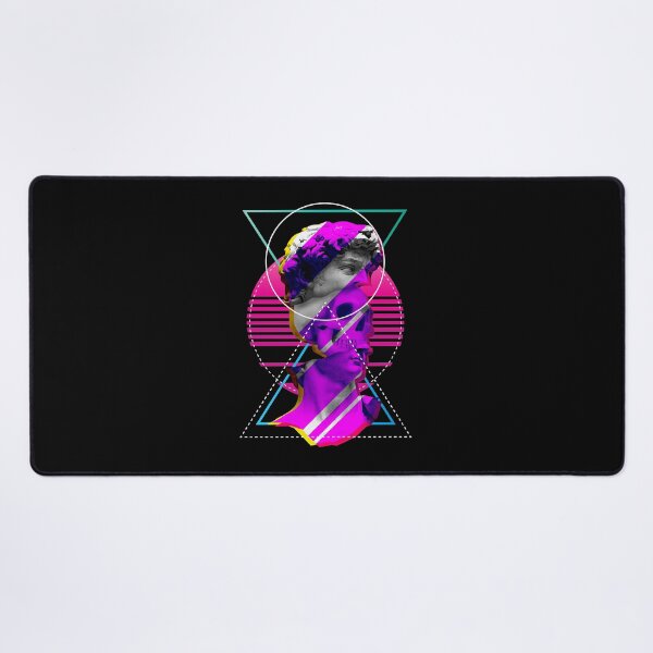 Item preview, Vaporwave Statue David Bust Glitch Art Skull Retro 80s Cool  designed and sold by rythomas145.