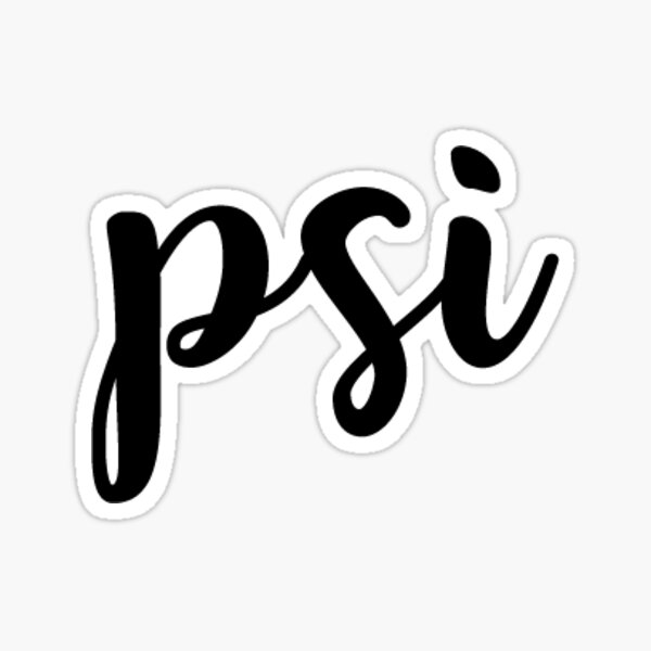 psi Sticker