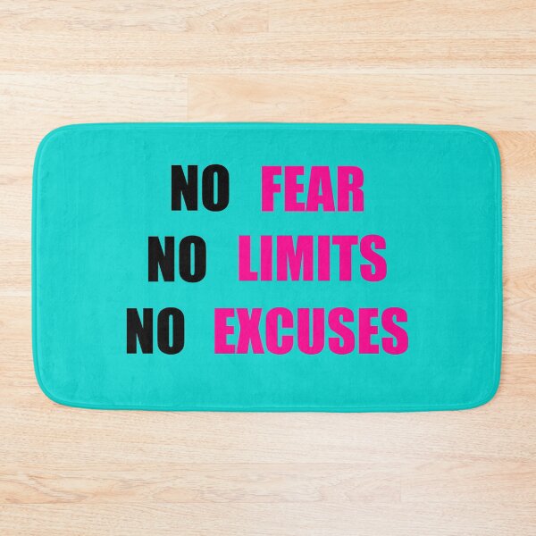 Item preview, No Fear No Limit No Excuses designed and sold by DMJPRINT.
