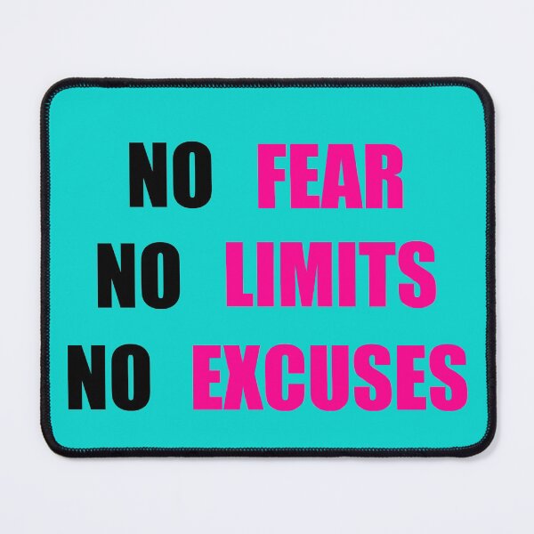 Item preview, No Fear No Limit No Excuses designed and sold by DMJPRINT.
