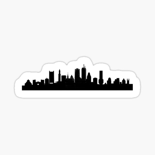 Boston Skyline Sticker