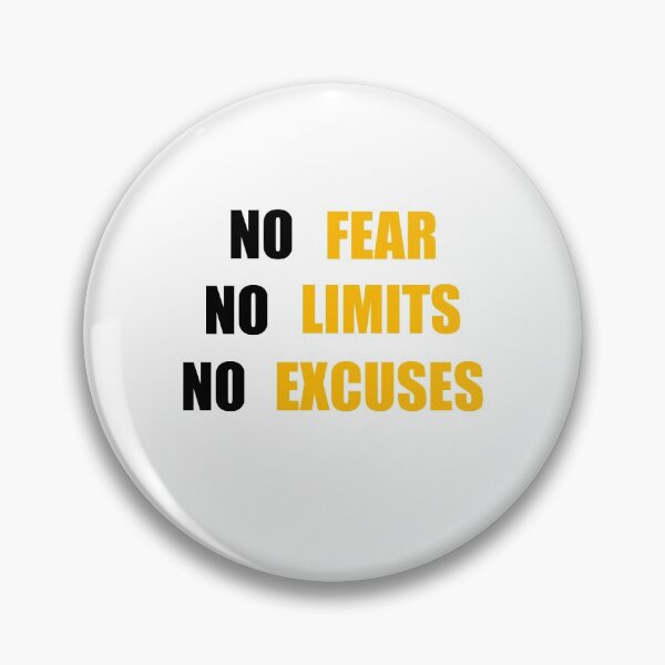 Item preview,  No Fear No Limit No Excuses designed and sold by DMJPRINT.