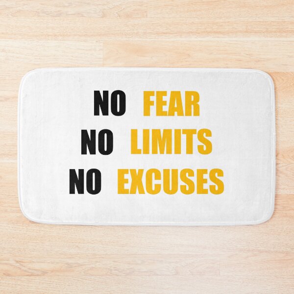Item preview,  No Fear No Limit No Excuses designed and sold by DMJPRINT.