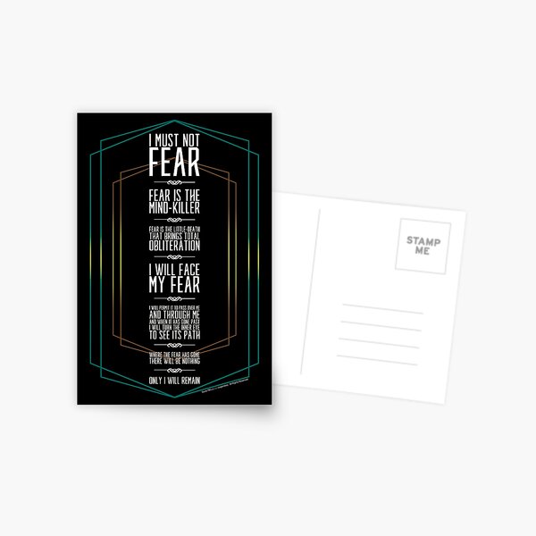Item preview, DUNE MOVIE-Litany Against Fear-House Atreides  designed and sold by YomeHayin.