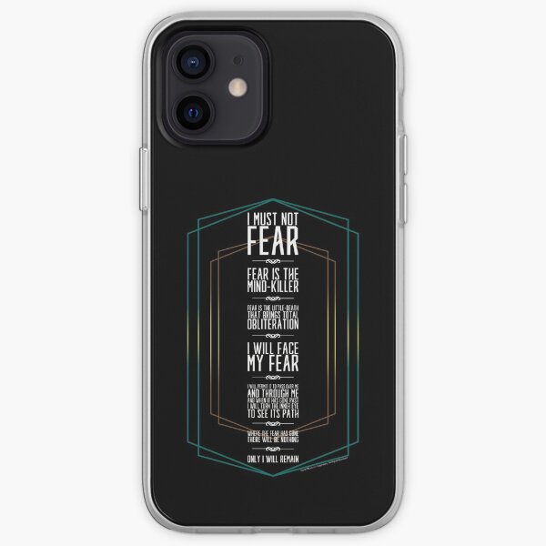 DUNE MOVIE-Litany Against Fear-House Atreides iPhone Soft Case