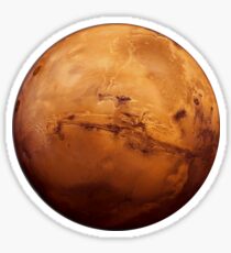Mars Sticker