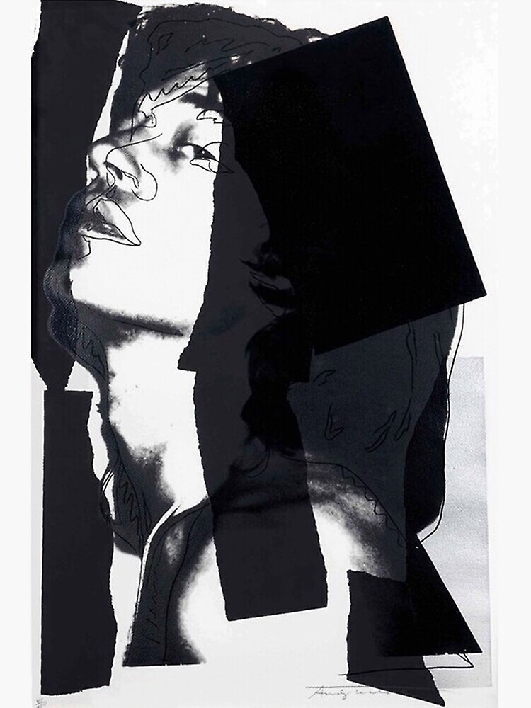 Disover Andy Warhol Mick Jagger Premium Matte Vertical Poster
