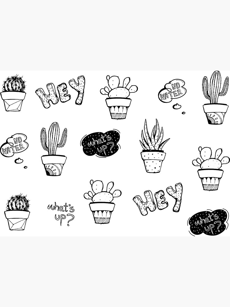 Funky Cactus Pattern by mirunasfia