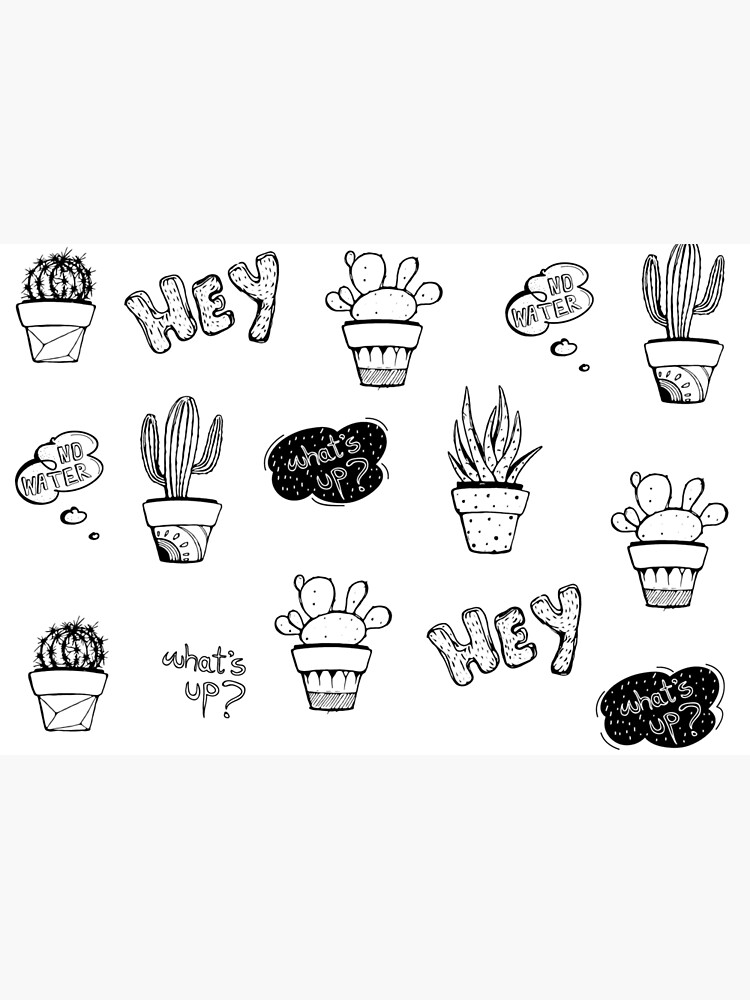 Funky Cactus Pattern by mirunasfia