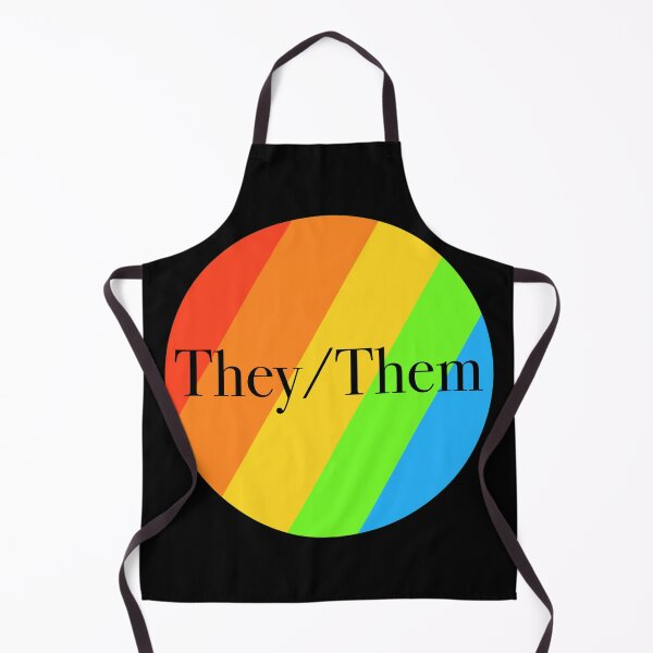Item preview, They/Them Pronoun Badge designed and sold by LittleWormTrading.