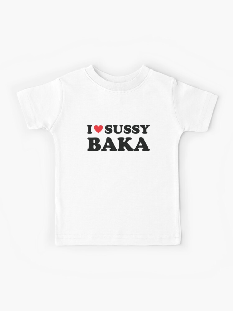 Sussy Baka Funny Meme Japanese Meaning Fool Gamer Kids Lover T-Shirt