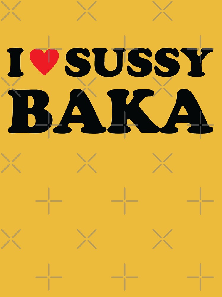 Póster for Sale con la obra «Amo a Sussy Baka I Heart Sussy Baka» de  RedQuality