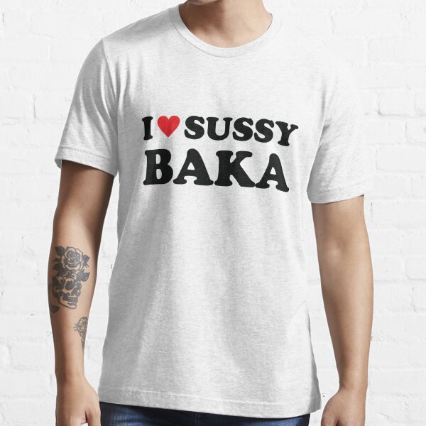 I Love Sussy Baka Heart Funny Meme Ur Such A Sussy Baka T-Shirt sold by Low  Milicent, SKU 206259