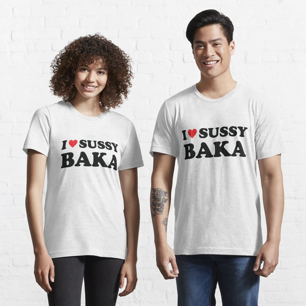 I Love Sussy Baka Heart Funny Meme Ur Such A Sussy Baka T-Shirt sold by Low  Milicent, SKU 206259