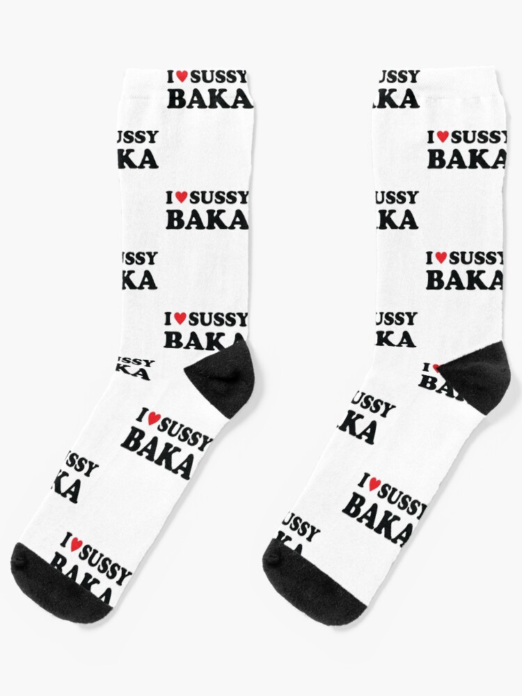 Sussy Baka Meaning Socks for Sale