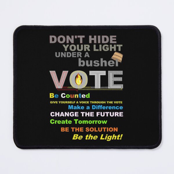 Item preview, VOTE - Be Counted (Social Justice Art) designed and sold by Bill Ressl.