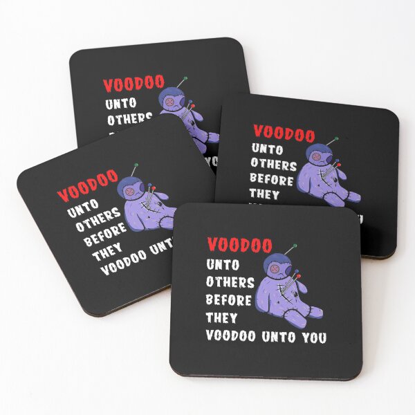 Item preview, Voodoo Unto Others Funny Sarcastic Occult Distressed Style Design  designed and sold by LegassieLyriq.