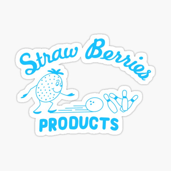 Straw Berries Products Hysteric Glamour Sticker By Prettyuglyangel Redbubble