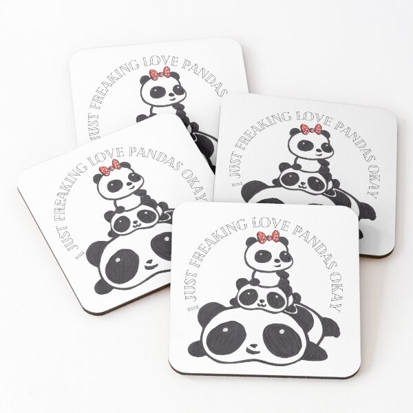 Item preview, I Just Freaking Love Pandas Okay   designed and sold by RheaRealm.