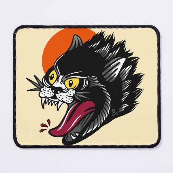 Item preview, Pet the Kitty - Black Cat Hissing designed and sold by Bugeman.