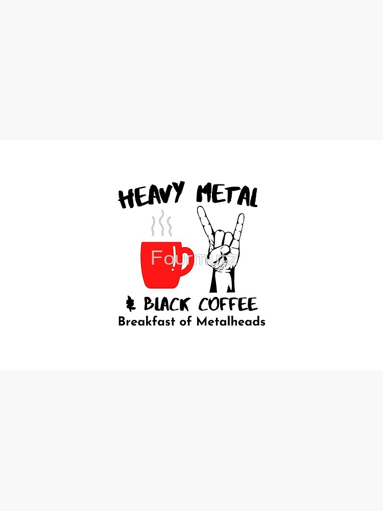 Gift for Metal Head, Heavy Metal Coffee Cup, Heavy Metal Coffee