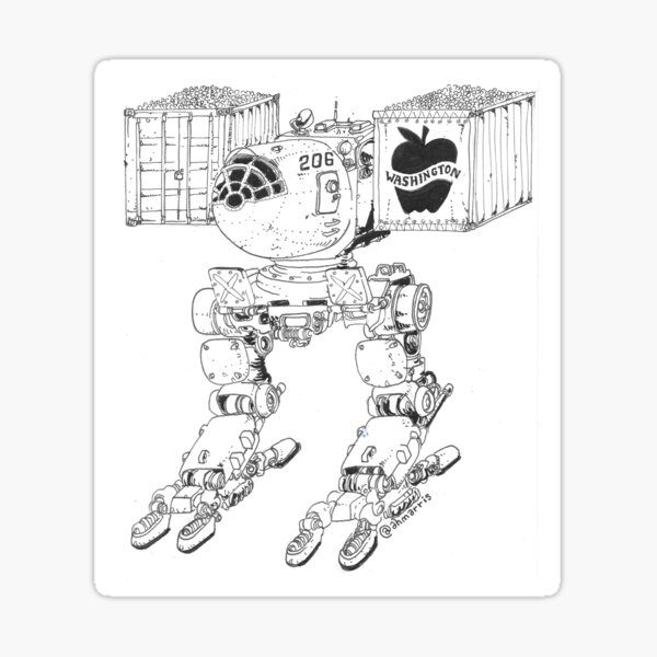Applemech Sticker