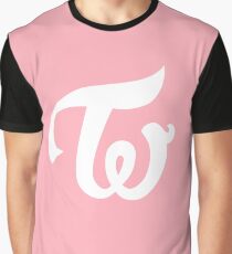 Twice - Logo - White Graphic T-Shirt