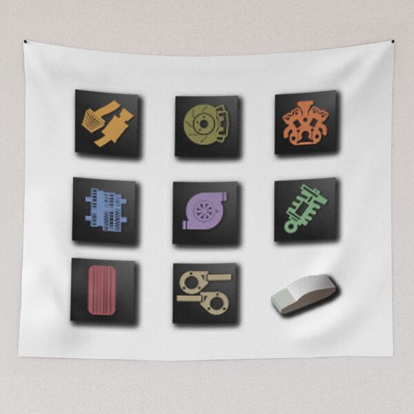 Item preview, Gran Turismo Tuning Shop Icons designed and sold by isrlygood1.
