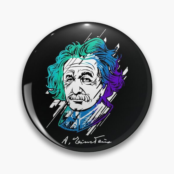 Item preview, Albert Einstein - Genius Signature Science Physics Geek  designed and sold by rythomas145.