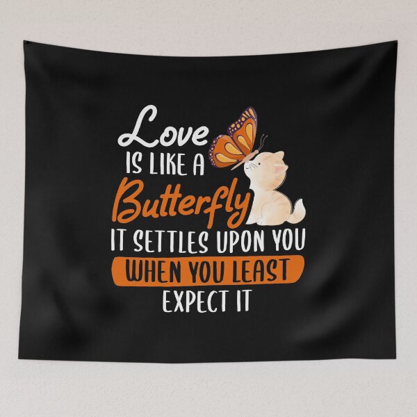 Item preview, Love Is Like A Butterfly Relaxed , Monarch Butterfly Nature Wildlife designed and sold by Merchking1.