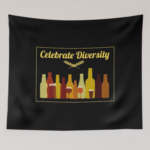 Artikelvorschau, Feiern Sie Diversity Craft Beer Drinking entworfen und verkauft von Merchking1.