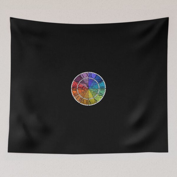 Aperçu de l'œuvre Horloge de roue de couleur créée et vendue par TinyTeaMonster.