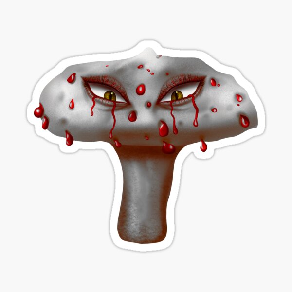 Item preview, Bleeding Tooth Mushroom (Fungeye) designed and sold by Tori Thomas.
