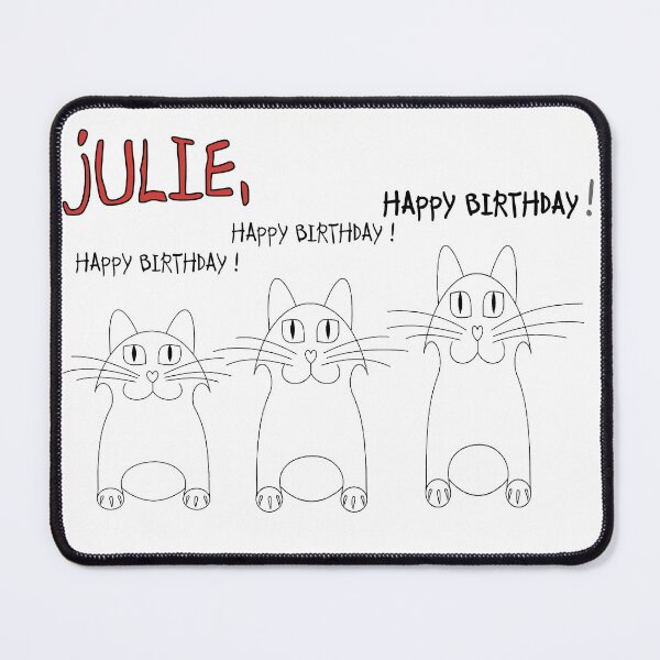 Item preview, HAPPY BIRTHDAY, JULIE! designed and sold by Jean Gregory Evans.
