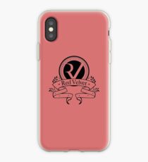 Red Velvet - Logo- Black iPhone Case