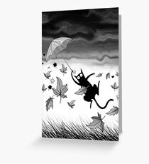 Umbrella Greeting Card