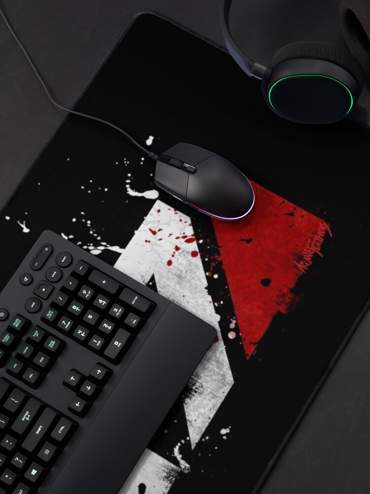 Thumbnail 4 of 5, Mouse Pad, Mass Effect Distressed N7 designed and sold by ArcaneFeathers.