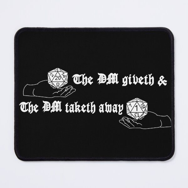 Item preview, The DM Giveth designed and sold by emberkyrlee.
