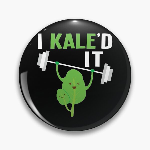 Item preview, I Kaled It, Vegan Vegetarian Kale Gym Fitness, Workout Sayings, Funny Weight Lifting designed and sold by Merchking1.