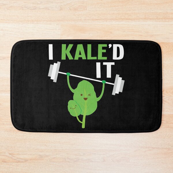 Item preview, I Kaled It, Vegan Vegetarian Kale Gym Fitness, Workout Sayings, Funny Weight Lifting designed and sold by Merchking1.
