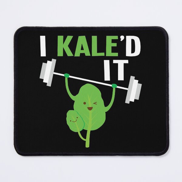 Item preview, I Kaled It, Vegan Vegetarian Kale Gym Fitness, Workout Sayings, Funny Weight Lifting designed and sold by Merchking1.