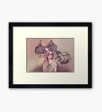 Eagle princess Framed Print
