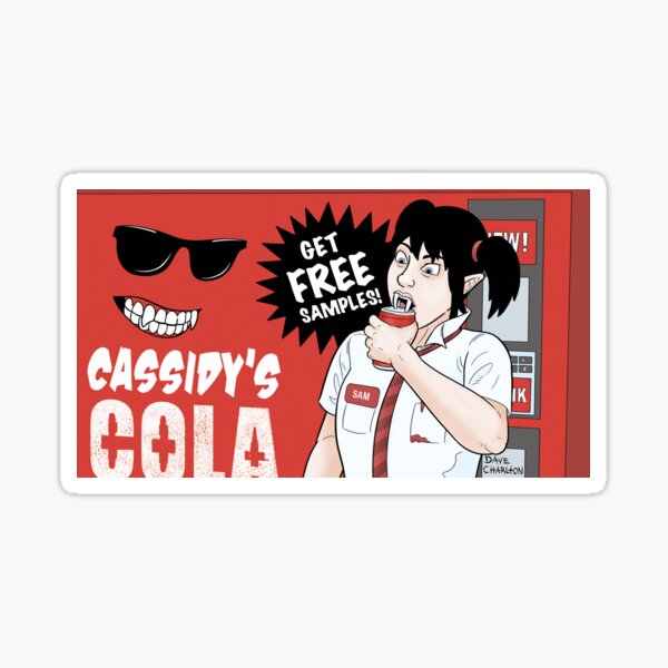 Cassidy Cola Sticker